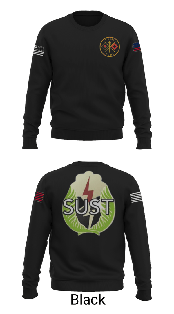 Crew Neck Sweatshirt, 25th Infantry Division Sustainment Brigade, Army, Teamtime, Team time, sublimation, custom sports apparel, team uniforms, spirit wear, spiritwear, sports uniforms, custom shirts, team store, custom team store, fundraiser sports, apparel fundraiser