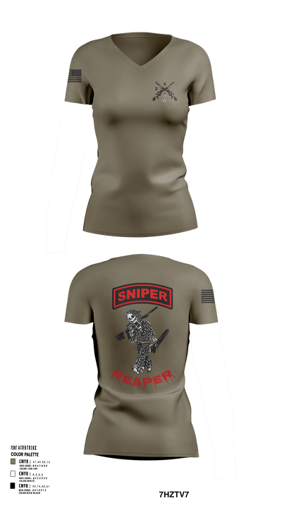 undefined Women's Short Sleeve V-neck Shirt - 118