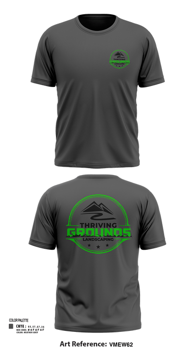 Thriving Grounds Landscaping 97741926 Short Sleeve Performance Shirt - 116