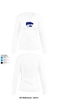 DEPEW WILDCATS 22607929 Women's Long Sleeve V-neck Shirt - 15