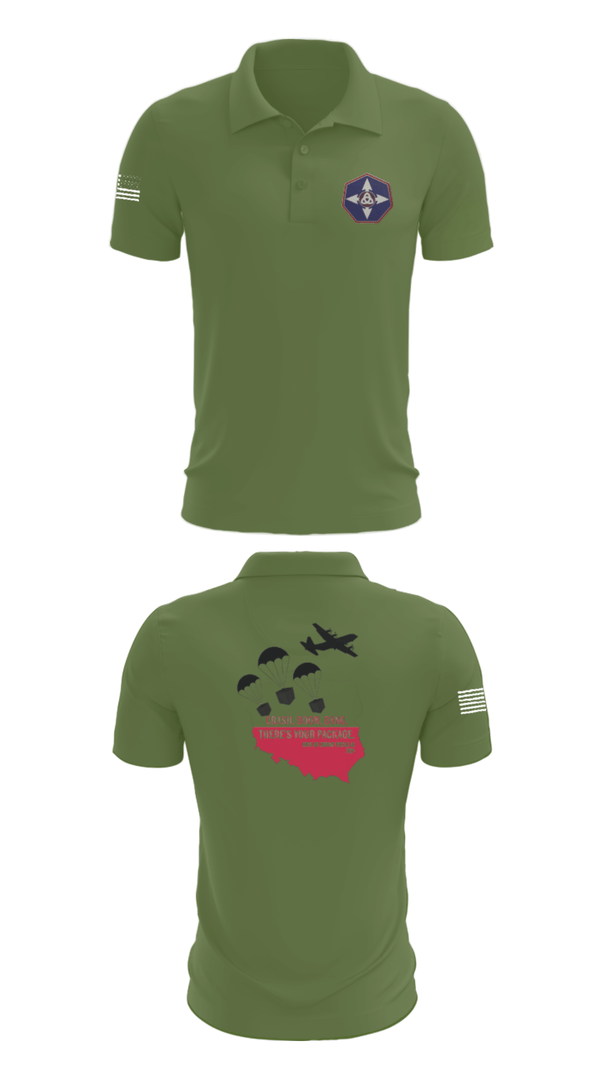 Short Sleeve Performance Polo, 909th HR Company, Army, Teamtime, Team time, sublimation, custom sports apparel, team uniforms, spirit wear, spiritwear, sports uniforms, custom shirts, team store, custom team store, fundraiser sports, apparel fundraiser