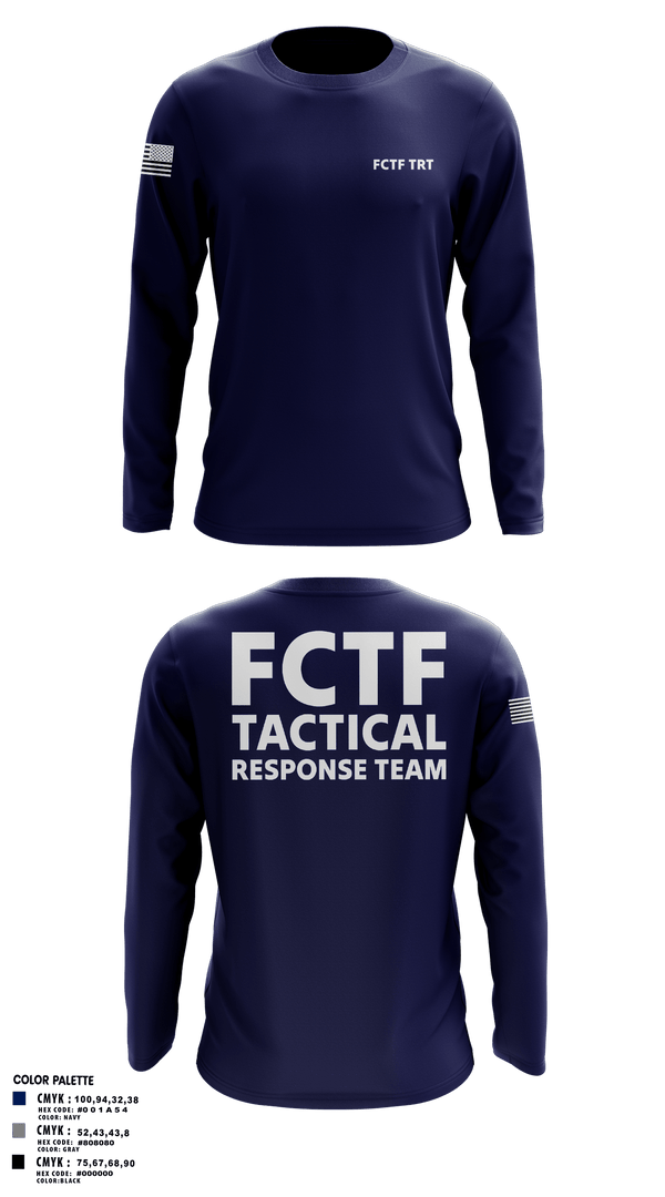 Long Sleeve Performance Shirt, FCTF TRT, Police, Teamtime, Team time, sublimation, custom sports apparel, team uniforms, spirit wear, spiritwear, sports uniforms, custom shirts, team store, custom team store, fundraiser sports, apparel fundraiser