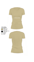 Ice Company, 1-32 Infantry 87671001 Women's Short Sleeve V-neck Shirt - 84