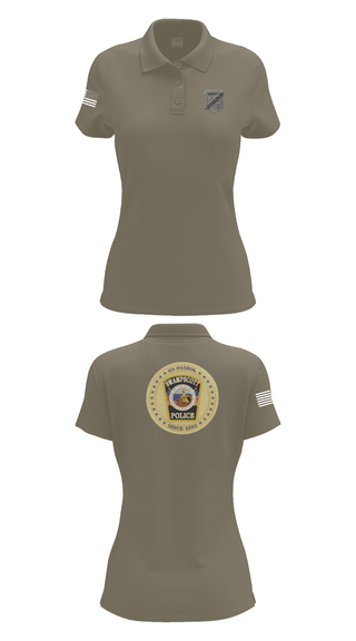 Womens Short Sleeve Performance Polo, Swampscott Police, Police, Teamtime, Team time, sublimation, custom sports apparel, team uniforms, spirit wear, spiritwear, sports uniforms, custom shirts, team store, custom team store, fundraiser sports, apparel fundraiser