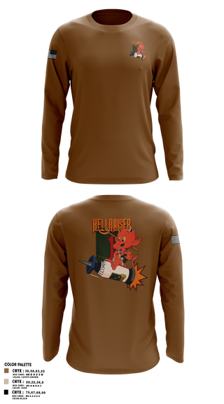 Long Sleeve Performance Shirt, , Army, Teamtime, Team time, sublimation, custom sports apparel, team uniforms, spirit wear, spiritwear, sports uniforms, custom shirts, team store, custom team store, fundraiser sports, apparel fundraiser