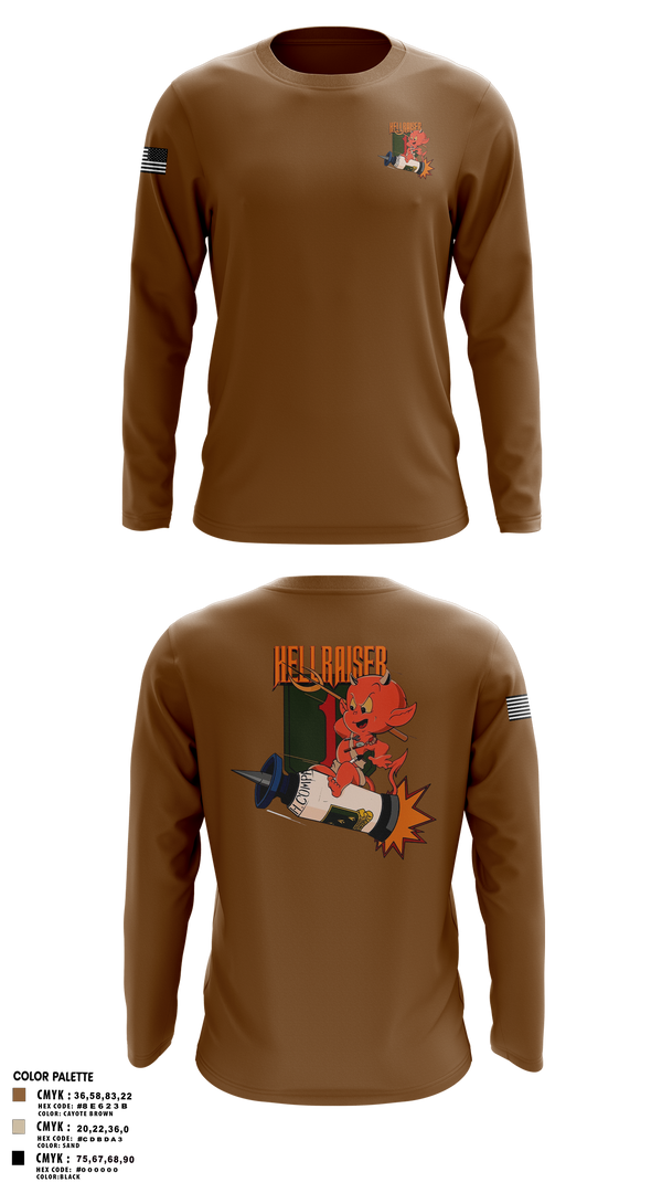 Long Sleeve Performance Shirt, , Army, Teamtime, Team time, sublimation, custom sports apparel, team uniforms, spirit wear, spiritwear, sports uniforms, custom shirts, team store, custom team store, fundraiser sports, apparel fundraiser