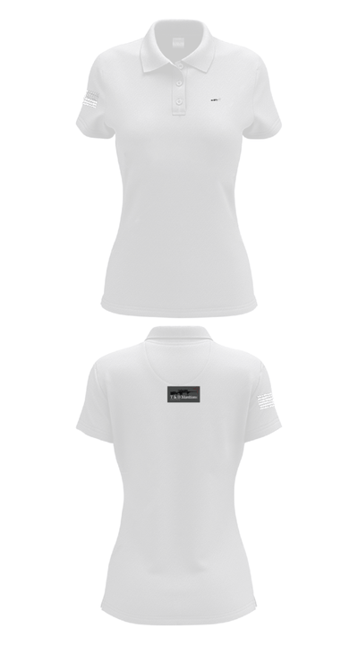 T&D Munitions 93716170 Women's Short Sleeve Performance Polo  - 17