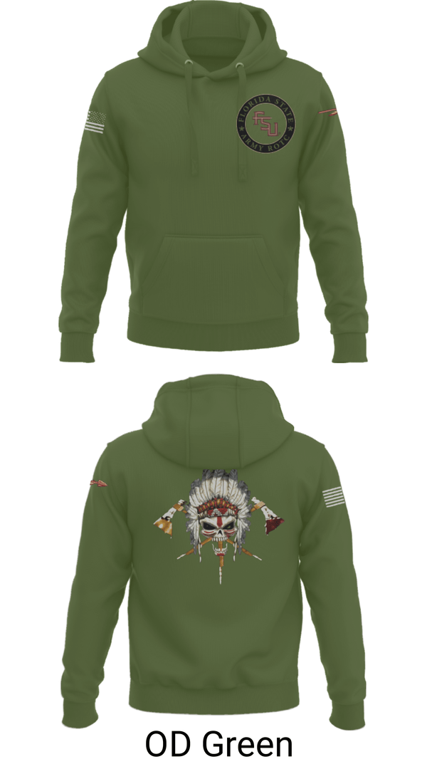 Hoodie, Seminole Battalion, Army, Teamtime, Team time, sublimation, custom sports apparel, team uniforms, spirit wear, spiritwear, sports uniforms, custom shirts, team store, custom team store, fundraiser sports, apparel fundraiser