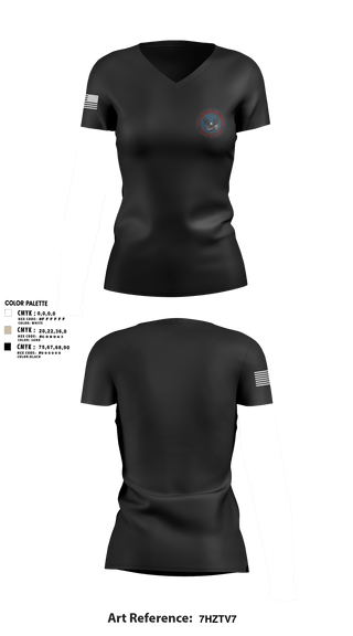 Womens Short Sleeve Vneck Shirt, North Idaho Firearms Training, , Teamtime, Team time, sublimation, custom sports apparel, team uniforms, spirit wear, spiritwear, sports uniforms, custom shirts, team store, custom team store, fundraiser sports, apparel fundraiser