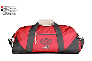 Duffle Bag, North Penn-Liberty Mounties, Tennis, Teamtime, Team time, sublimation, custom sports apparel, team uniforms, spirit wear, spiritwear, sports uniforms, custom shirts, team store, custom team store, fundraiser sports, apparel fundraiser