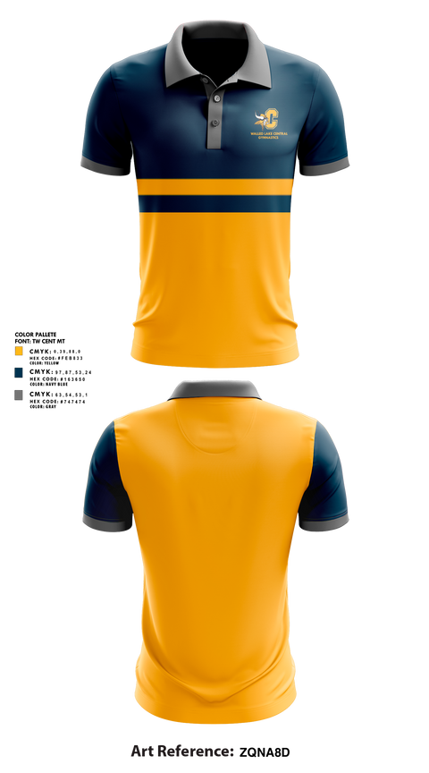 Short Sleeve Performance Polo, Walled Lake Central Gymnastics, Spirit Store, Teamtime, Team time, sublimation, custom sports apparel, team uniforms, spirit wear, spiritwear, sports uniforms, custom shirts, team store, custom team store, fundraiser sports, apparel fundraiser