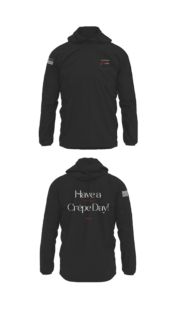 Windbreaker, Crepe Avenue, , Teamtime, Team time, sublimation, custom sports apparel, team uniforms, spirit wear, spiritwear, sports uniforms, custom shirts, team store, custom team store, fundraiser sports, apparel fundraiser