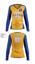 St Joseph Catholic School Volleyball 32607869 Women's Long Sleeve V-neck Shirt - 40