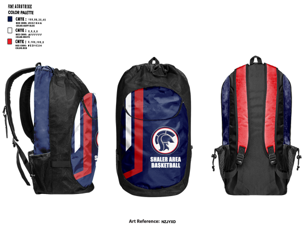 Gear Bag, Shaler Area Elementary Basketball Association, Men's Basketball, Teamtime, Team time, sublimation, custom sports apparel, team uniforms, spirit wear, spiritwear, sports uniforms, custom shirts, team store, custom team store, fundraiser sports, apparel fundraiser