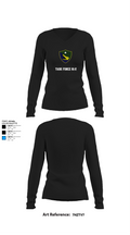 Task Force 61/2 50410807 Women's Long Sleeve V-neck Shirt - 22