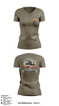 A/2135th GSAB “SMUGGLERS” 66831514 Women's Short Sleeve V-neck Shirt - 114
