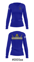 Conquistadors 47212461 Women's Long Sleeve V-neck Shirt - 20