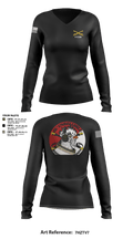 1-1 cav 82993951 Women's Long Sleeve V-neck Shirt - 3