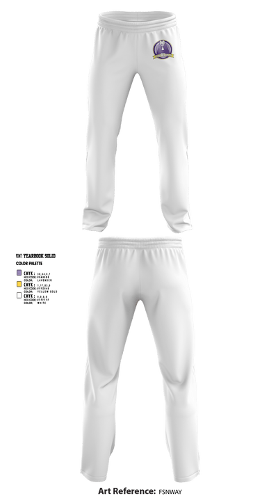 Amsterdam High School Volleyball 89487268 Sweatpants - 3