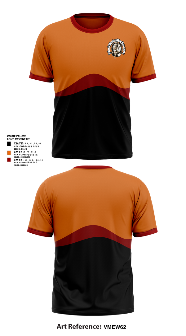 Short Sleeve Performance Shirt, WorldSalsaRadio.com, , Teamtime, Team time, sublimation, custom sports apparel, team uniforms, spirit wear, spiritwear, sports uniforms, custom shirts, team store, custom team store, fundraiser sports, apparel fundraiser