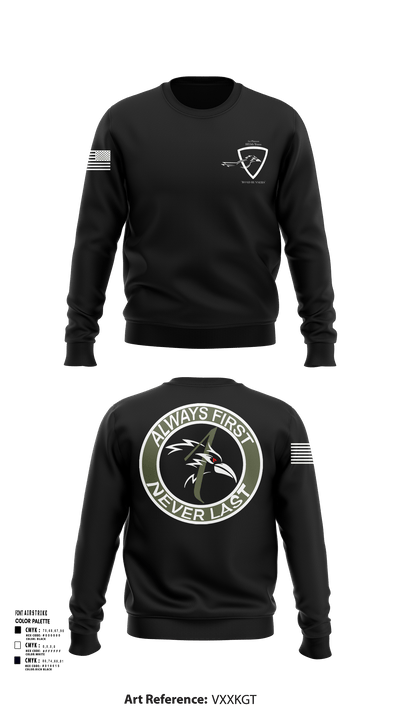 1055th Trans 1st Plt 68355484 Crew Neck Sweatshirt - 122