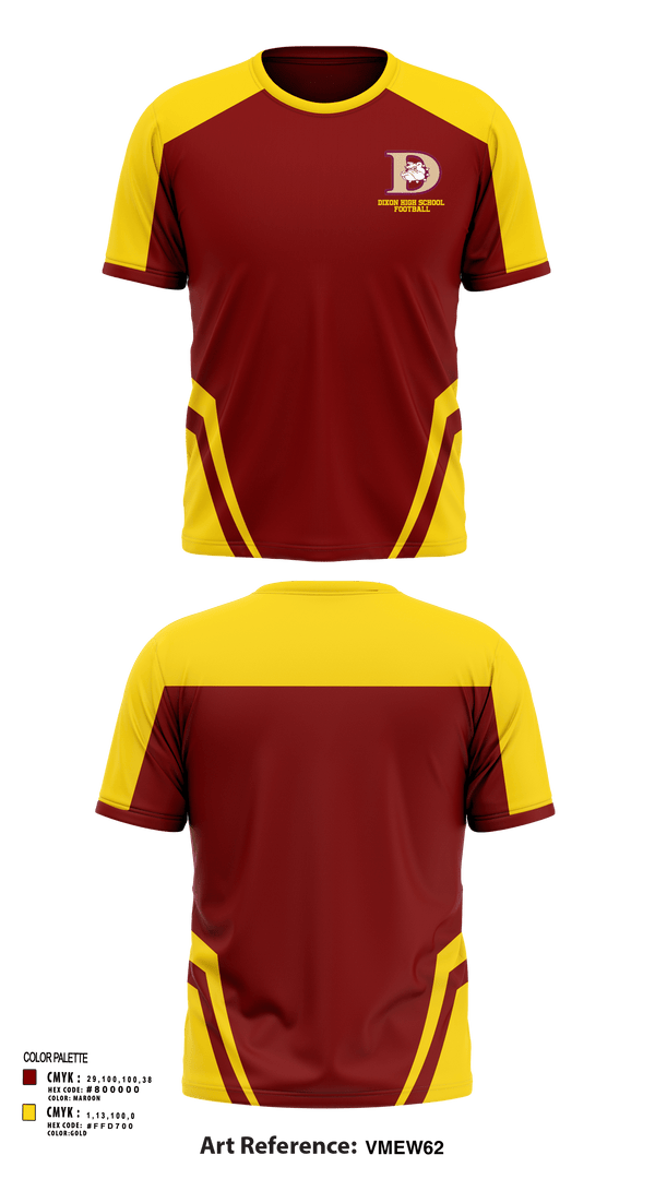 Short Sleeve Performance Shirt, Dixon High School Football, Football, Teamtime, Team time, sublimation, custom sports apparel, team uniforms, spirit wear, spiritwear, sports uniforms, custom shirts, team store, custom team store, fundraiser sports, apparel fundraiser