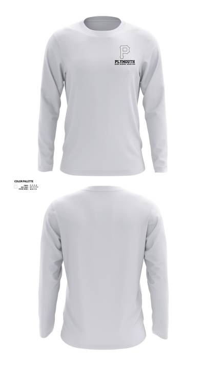 Plymouth Bowling 52990281 Long Sleeve Performance Shirt 41