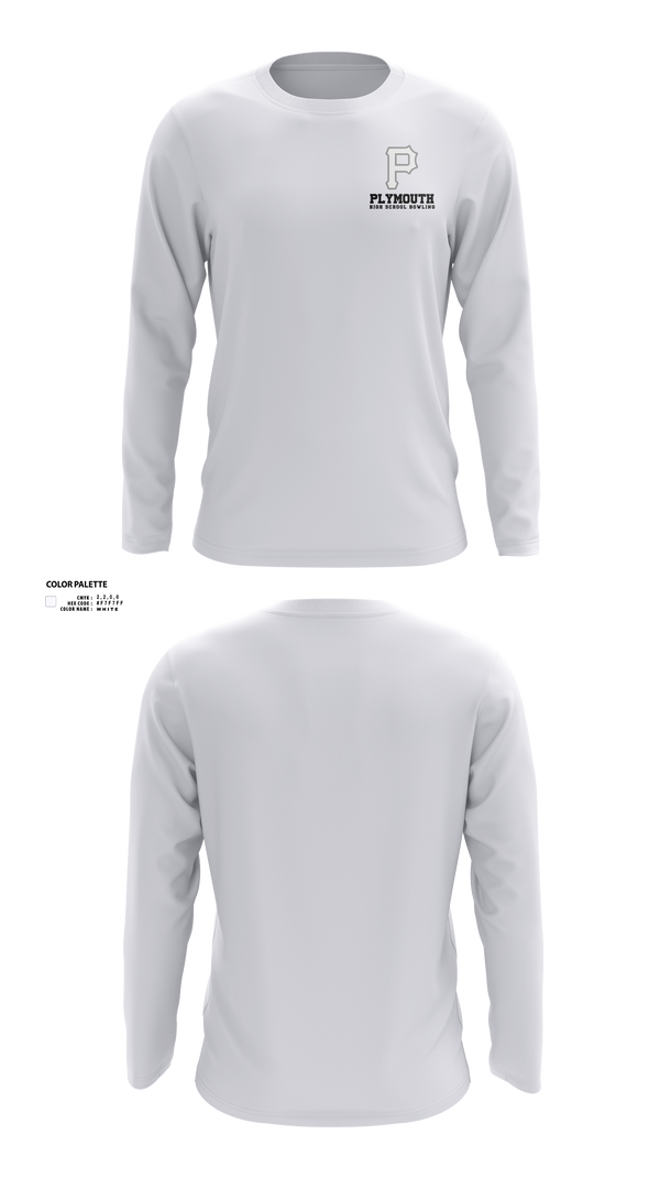 Long Sleeve Performance Shirt, Plymouth Bowling, Bowling, Teamtime, Team time, sublimation, custom sports apparel, team uniforms, spirit wear, spiritwear, sports uniforms, custom shirts, team store, custom team store, fundraiser sports, apparel fundraiser