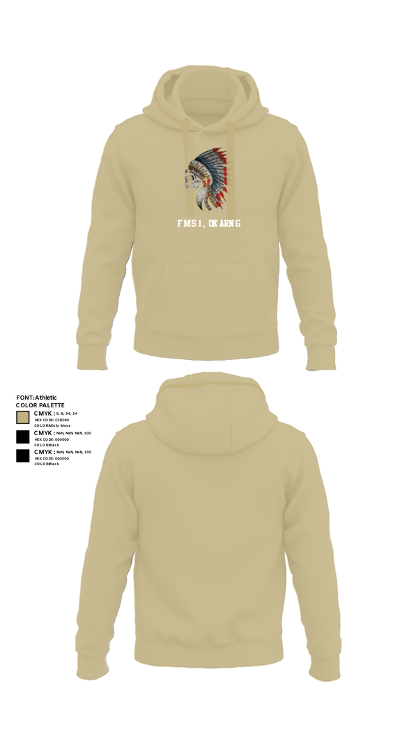Hoodie, FMS 1, OKARNG, , Teamtime, Team time, sublimation, custom sports apparel, team uniforms, spirit wear, spiritwear, sports uniforms, custom shirts, team store, custom team store, fundraiser sports, apparel fundraiser
