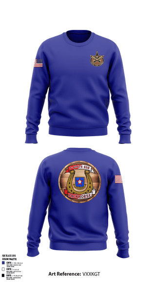 Crew Neck Sweatshirt, 4/409th BSB, Army, Teamtime, Team time, sublimation, custom sports apparel, team uniforms, spirit wear, spiritwear, sports uniforms, custom shirts, team store, custom team store, fundraiser sports, apparel fundraiser