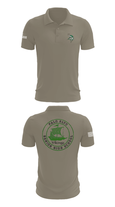 Palo Alto High School Cheer 94037882 Short Sleeve Performance Polo - 30