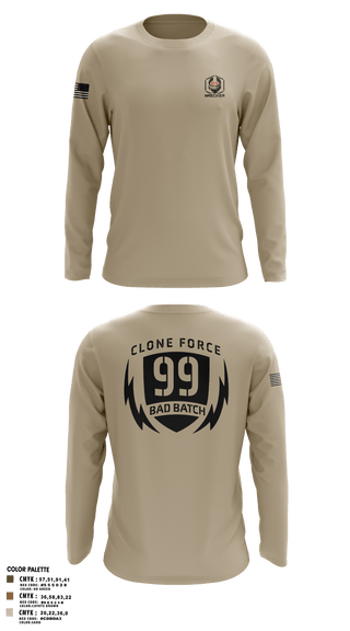 Long Sleeve Performance Shirt, 137th Echo Company1-137th AV E co, National Guard, Teamtime, Team time, sublimation, custom sports apparel, team uniforms, spirit wear, spiritwear, sports uniforms, custom shirts, team store, custom team store, fundraiser sports, apparel fundraiser