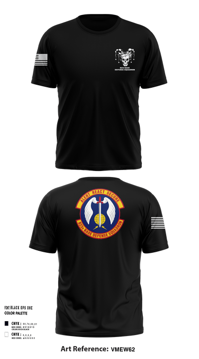 23 FSS823 Base Defense SquadronTask Force Joker 68161366 Short Sleeve Performance Shirt - 201