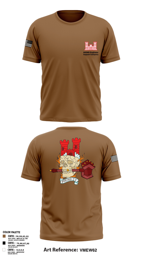 Short Sleeve Performance Shirt, 642nd Engineer Support Company642ND Engineer Support Company, Army, Teamtime, Team time, sublimation, custom sports apparel, team uniforms, spirit wear, spiritwear, sports uniforms, custom shirts, team store, custom team store, fundraiser sports, apparel fundraiser
