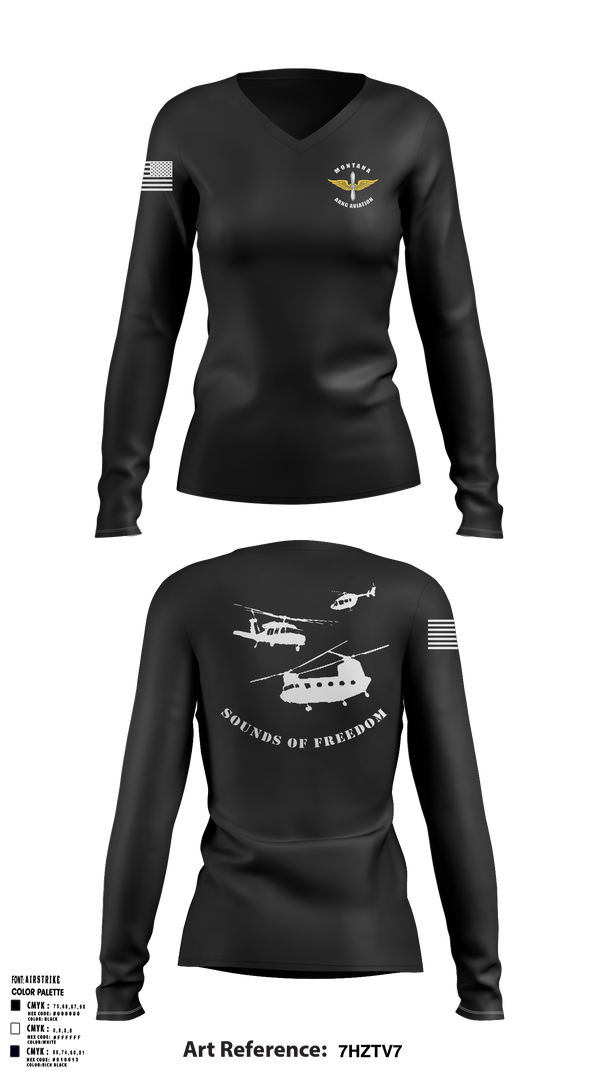 Womens Long Sleeve Vneck Shirt 1, MT AASF, Army, Teamtime, Team time, sublimation, custom sports apparel, team uniforms, spirit wear, spiritwear, sports uniforms, custom shirts, team store, custom team store, fundraiser sports, apparel fundraiser