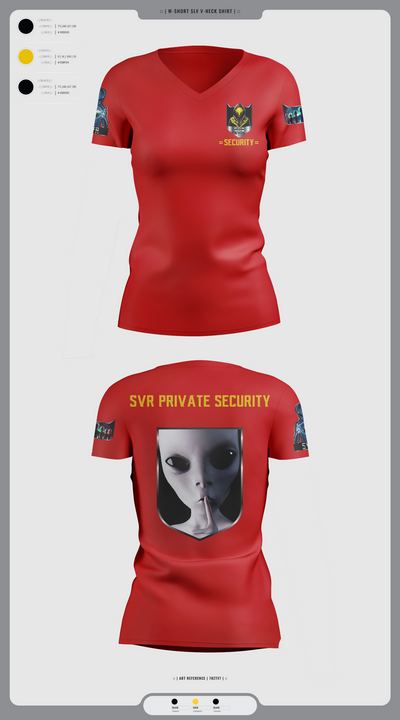 undefined Women's Short Sleeve V-neck Shirt - 5