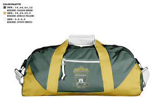 Duffle Bag, Sonora High School Golf, Golf, Teamtime, Team time, sublimation, custom sports apparel, team uniforms, spirit wear, spiritwear, sports uniforms, custom shirts, team store, custom team store, fundraiser sports, apparel fundraiser
