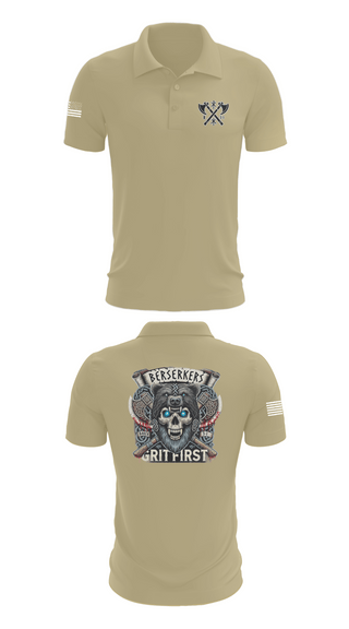 Short Sleeve Performance Polo, Baker 3-509th 3rd Plt 1st squad, Army, Teamtime, Team time, sublimation, custom sports apparel, team uniforms, spirit wear, spiritwear, sports uniforms, custom shirts, team store, custom team store, fundraiser sports, apparel fundraiser