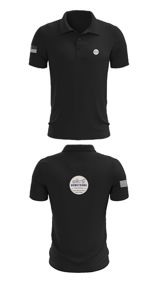 Short Sleeve Performance Polo, Armstrong Towing & Recovery LLC, , Teamtime, Team time, sublimation, custom sports apparel, team uniforms, spirit wear, spiritwear, sports uniforms, custom shirts, team store, custom team store, fundraiser sports, apparel fundraiser