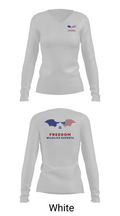 FREEDOM WILDLIFE EXPERTS 87096730 Women's Long Sleeve V-neck Shirt - 16