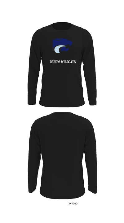 DEPEW WILDCATS 22607929 Long Sleeve Performance Shirt 27
