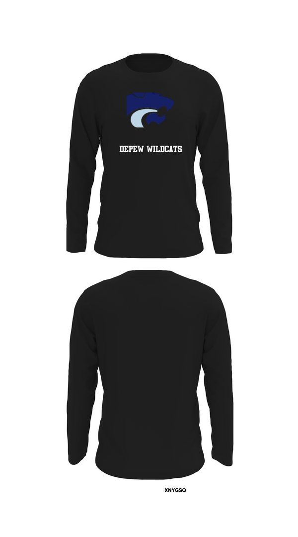 Long Sleeve Performance Shirt, DEPEW WILDCATS, Bowling, Teamtime, Team time, sublimation, custom sports apparel, team uniforms, spirit wear, spiritwear, sports uniforms, custom shirts, team store, custom team store, fundraiser sports, apparel fundraiser