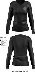 Tabb NJROTC 42524039 Women's Long Sleeve V-neck Shirt - 17