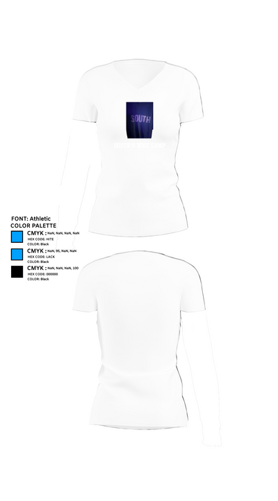 South’s Boot Camp 36041571 Women's Short Sleeve V-neck Shirt - 18