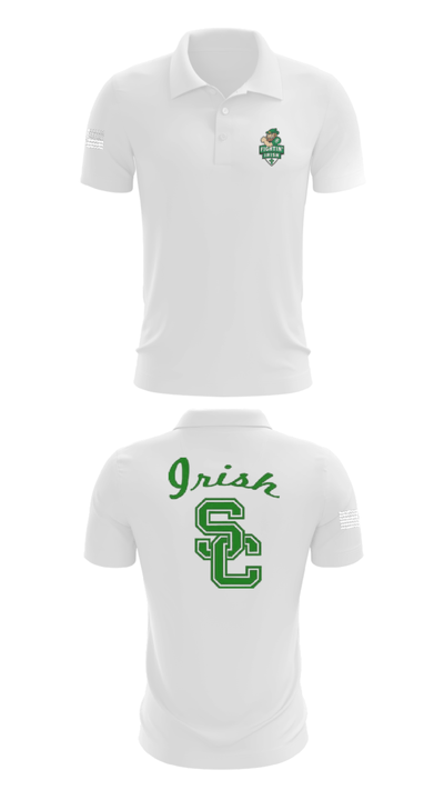 Springfield Catholic High School Soccer 49768521 Short Sleeve Performance Polo - 9