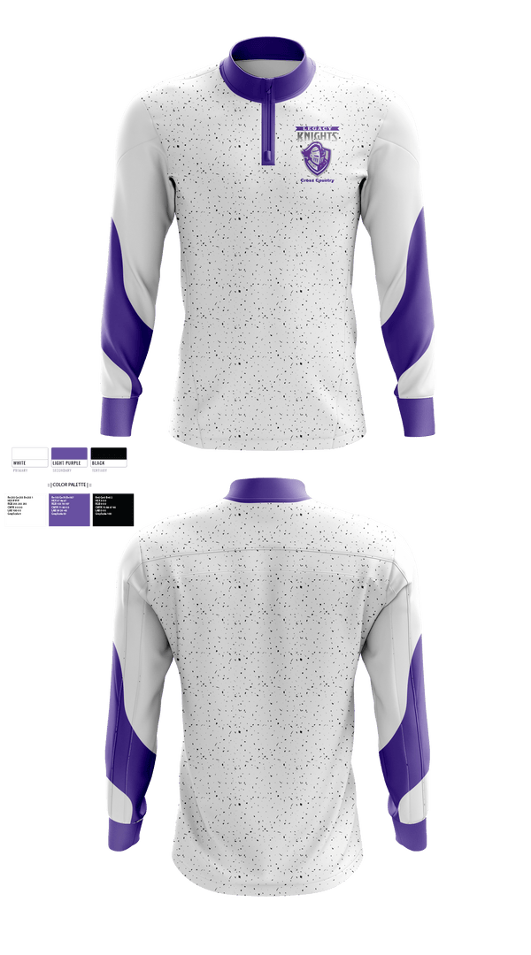 Quarter Zip Jacket, Legacy Cross Country, Cross Country, Teamtime, Team time, sublimation, custom sports apparel, team uniforms, spirit wear, spiritwear, sports uniforms, custom shirts, team store, custom team store, fundraiser sports, apparel fundraiser