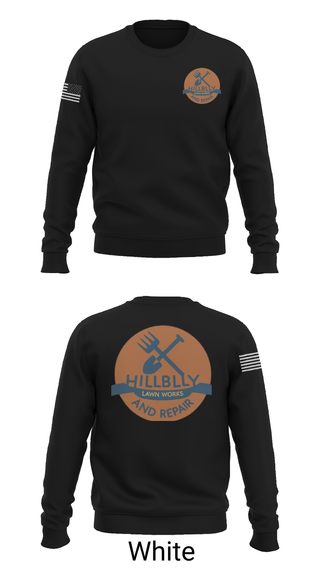 Crew Neck Sweatshirt, Hillbilly Lawn Works And Repair, , Teamtime, Team time, sublimation, custom sports apparel, team uniforms, spirit wear, spiritwear, sports uniforms, custom shirts, team store, custom team store, fundraiser sports, apparel fundraiser
