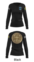 372 MOB 52561294 Women's Long Sleeve V-neck Shirt - 21