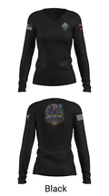 Baskett Transport LLC 41434065 Women's Long Sleeve V-neck Shirt - 35