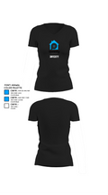 Investy 11461378 Women's Short Sleeve V-neck Shirt - 37
